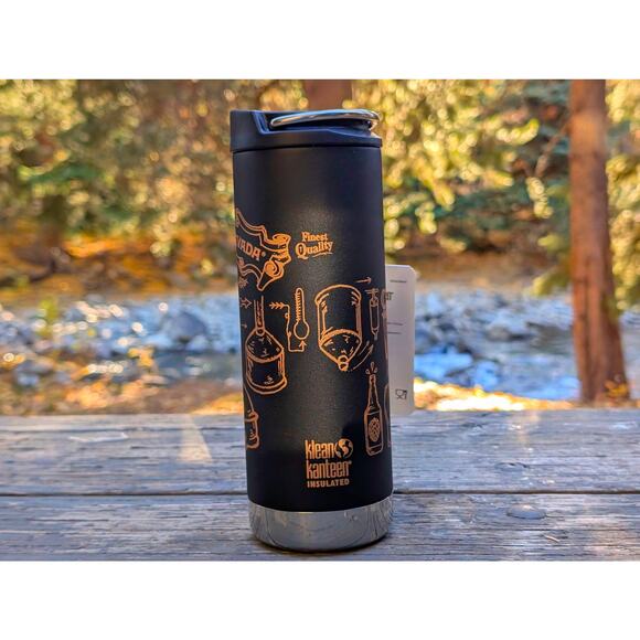 NWT Klean Kanteen TKWide Insulated Tumbler 16 oz Sierra Nevada Beer Bottle - Picture 2 of 12